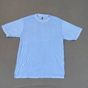 Johnnie O Men's Small Short Sleeve Blue T Shirt Surf Basic Santa Monica Outdoor